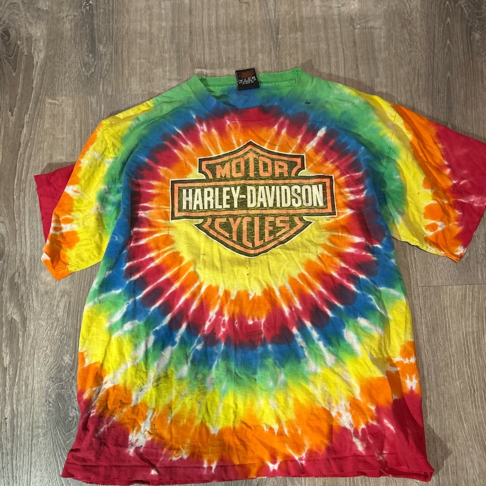 Harley-Davidson Multicolor Tie-Dye Tee